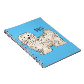 Hundeschmuck-Cartoon Notizblock (Rechte Seite)