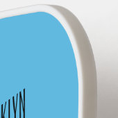 Hundeschmuck-Cartoon Pickleball Schläger (Linke Seite)