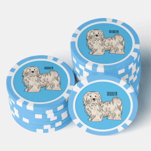 Hundeschmuck-Cartoon Pokerchips (Stapel)