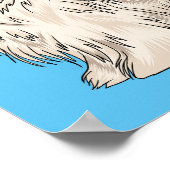 Hundeschmuck-Cartoon Poster (Ecke)