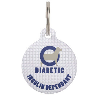 Hundeschrift für diabetische Medizin Haustiermarke