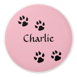 Hundeschritt Keramikknauf