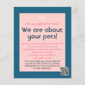 Hundeschuhling Haustier Pflegedienst Flyer (Hinten)