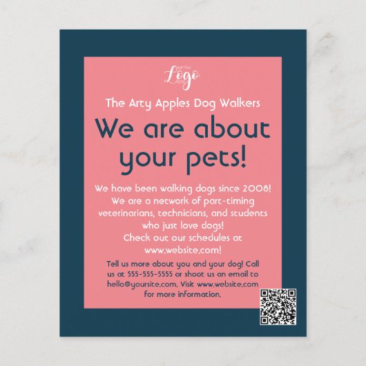 Hundeschuhling Haustier Pflegedienst Flyer (Hinten)