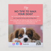 Hundeschuhling Haustier Pflegedienst Flyer (Vorne)