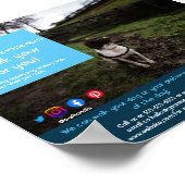 Hundeschuhling Haustier Pflegedienst Flyer Poster (Ecke)