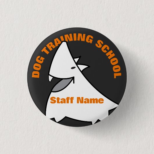 Hundeschule Button (Vorderseite)