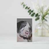 Hundeschule Visitenkarten Visitenkarte (Stehend Vorderseite)