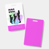 Hundeschulung / Hundeausbilder Ausweis (Vorder- & Rückseite)