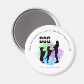 Hundeschulung / Hundeausbilder Magnet (Vorderseite/Rückseite)