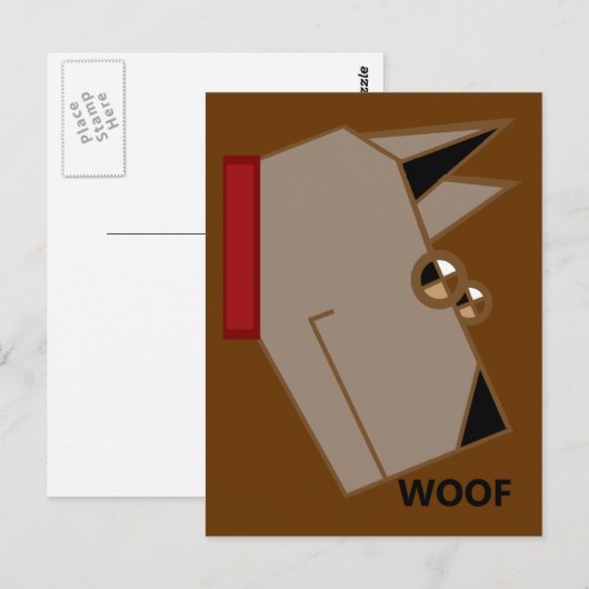 Hundeschütze Postkarte (Vorne/Hinten)