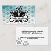 Hundeschutzwerkzeuge | Dienstleistungen für Hausti Terminkarte (Vorne/Hinten)