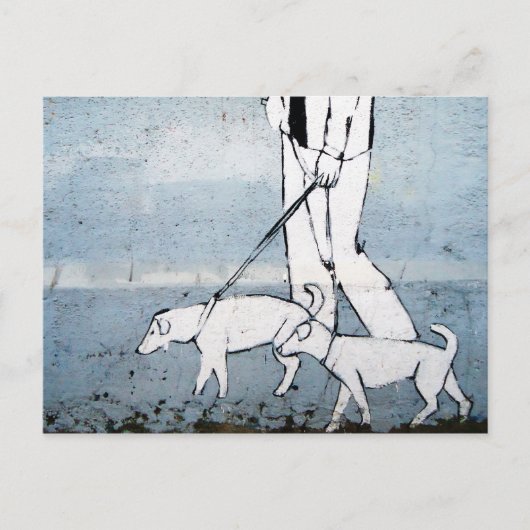 Hundeschwalker Postkarte (Vorderseite)