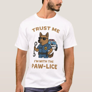 Hundeshirt für Paw-lice-Offizier - K9-Polizist-Spa T-Shirt