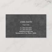 HundeSilhouette-Haustier-Sorgfalt-Tafel Visitenkarte (Rückseite)