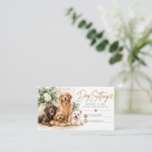 Hundesitting visitenkarte (Stehend Vorderseite)