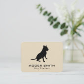 Hundesitze | Hundeschulung Visitenkarte (Stehend Vorderseite)