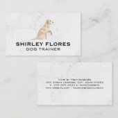 Hundesitze | Pfoten schütteln Visitenkarte (Vorne/Hinten)