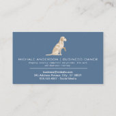 Hundesitze und -schulung | Tierdienste Visitenkarte (Rückseite)