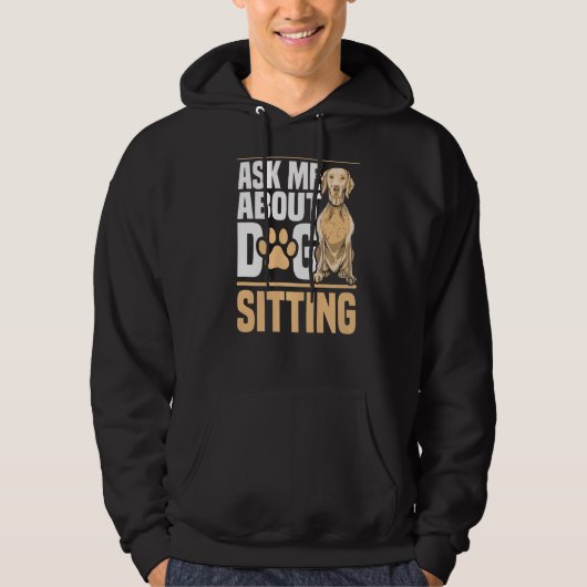 Hundesitze Walker Sitter Sitzplätze 5 Hoodie (Vorderseite)