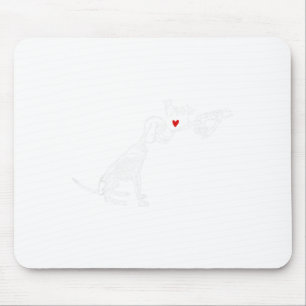 Hundeskelett Boop Hund Lustiger Halloween Mädchen Mousepad