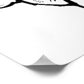 Hundeskizze Poster (Ecke)