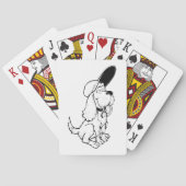 Hundeskizze Spielkarten (Rückseite)