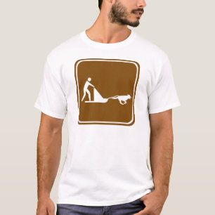 Hundesledding Landstraßen-Zeichen T-Shirt