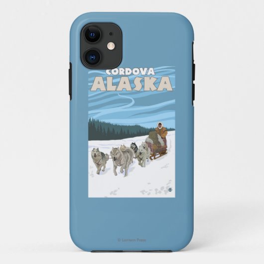 HundeSledding Szene - Cordova, Alaska Case-Mate iPhone Hülle (Rückseite)
