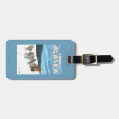 HundeSledding Szene - Curry, Alaska Gepäckanhänger (Vorderseite horizontal)