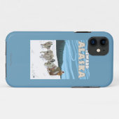 HundeSledding Szene - Seward, Alaska Case-Mate iPhone Hülle (Rückseite (Horizontal))