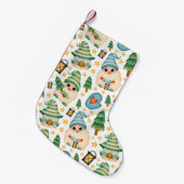 Hundesocken Maßgeschneiderte Hundesocken - Put Y Kleiner Weihnachtsstrumpf (Vorderansicht (hängend))