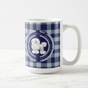 HUNDESPIELZEUG POODLE (BLAU) KAFFEETASSE