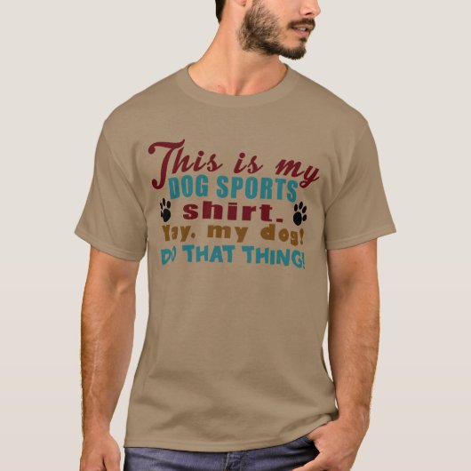 Hundesport T-Shirt (Vorderseite)