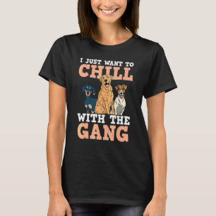 Hundesportler Aufpasser Sitzender Trainer Chillen T-Shirt