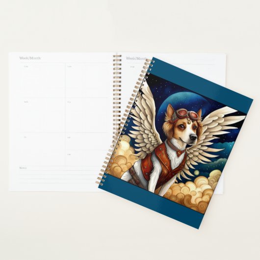 Hundesteampunk-Flügel Planer (Anzeige)