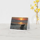 Hundestrand Karte (Gelbe Blume)