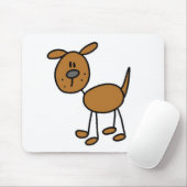 HundeStrichmännchen Mousepad (Mit Mouse)