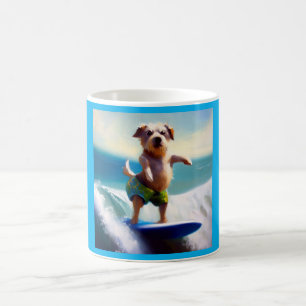 Hundesurfen Kaffeetasse