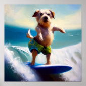 Hundesurfen Poster (Vorne)