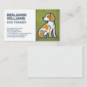 Hundesymbole | Grasturf Visitenkarte (Vorne/Hinten)