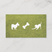 Hundesymbole | Knochenturf | Ausbilder Visitenkarte (Vorderseite)