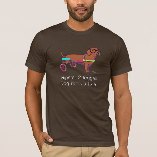 HundeT - Shirt des Hipster-2-Legged (Vorderseite)