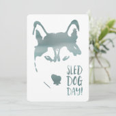 Hundetag Einladung (Stehend Vorderseite)