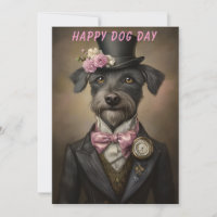 Hundetag Grußkarte - Funny Custom Pater Lover