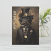 Hundetag Grußkarte - Funny Custom Pater Lover Einladung (Stehend Vorderseite)