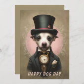 Hundetag Grußkarte - Funny Custom Pater Lover Einladung (Vorne/Hinten)