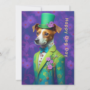 Hundetag Grußkarte - Funny Custom Pater Lover Einladung