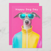 Hundetag Grußkarte - Funny Custom Pater Lover Einladung (Vorne/Hinten)