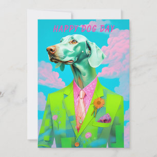 Hundetag Grußkarte - Funny Custom Pater Lover Einladung